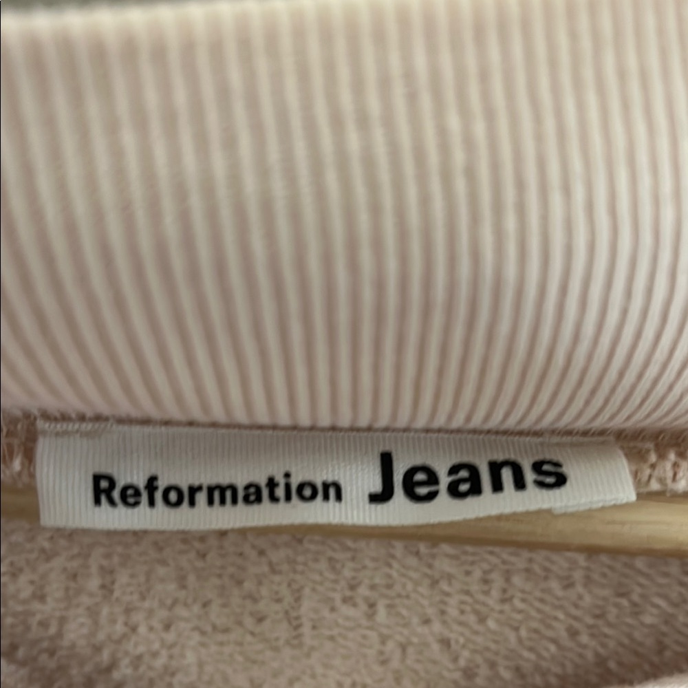 Reformation Button Sweatshirt - Picture 2 of 4